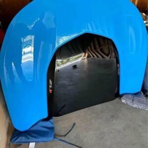 2023 Camaro ZL1 rapid blue hood