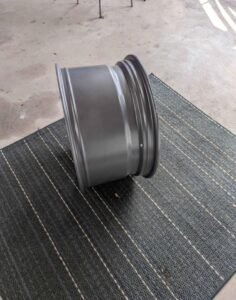 MRR MO-17 wheels for 5th and 6th Gen Camaro.... powder coated Cosmic Gray with SS center caps...20x10 fronts and 20x11 rears. - Image 5