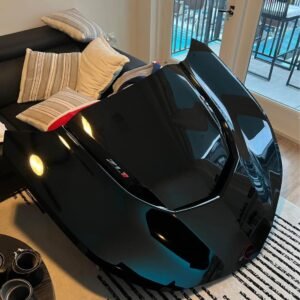 Gloss black OEM hood off a Camaro ZL1