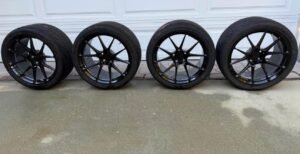 Forgeline GA1R Open Lug Wheels with Caps - 19” - Fit Camaro ZL1.