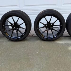 Forgeline GA1R Open Lug Wheels with Caps - 19” - Fit Camaro ZL1.