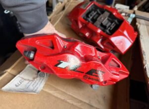 OEM front brake setup removed from a 2019 Camaro SS 1LE. - Image 5