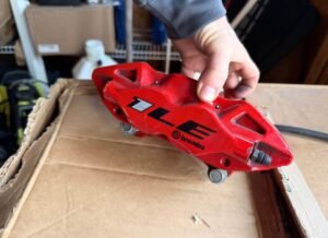 OEM front brake setup removed from a 2019 Camaro SS 1LE. - Image 6
