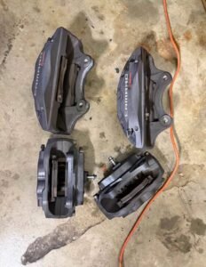 Camaro SS brake calipers w/ front rotors