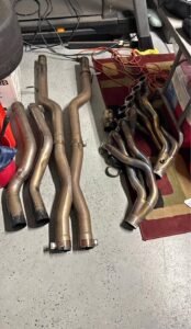 6th Gen ZL1 2" Speed Engineering Headers & X-Pipe.