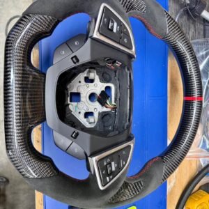 Camaro 6th HEATED Alcantara Carbon Fiber steering wheel.
