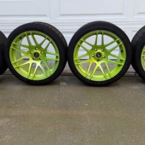 19” Forgestar F14 Wheels for Camaro ZL1 - Monster Green - With Bridgestone RE71RS’s in 305/30-19.