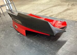 Listing a Red Hot Camaro trunk lid with a Streetfighter LA Carbon wing. I had this setup on my 2017 ZL1 and I’ve decided to change setups. Last year I changed the brake light to the newer black style from GM and that’s included. Spoiler was $1200 new. - Image 3