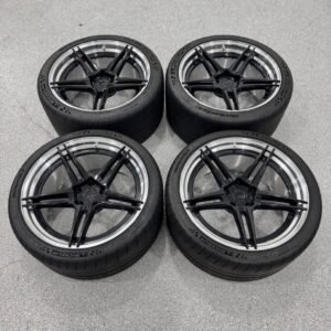 Like new set of BC Forged HCS03, mounted with Michelin Pilot Sport Cup 2 tires. Camaro ZL1 fitment. Wheels and tires have less than 2500 miles on them, and are in excellent condition. This package retails over $7,200 new. Front tires are 90% tread, rears measure 70% from new. 20x10 +20mm - 285/30ZR20 20x11 +40mm - 315/30ZR20 *rear tires are FP (Ford Performance) version, which only are 5.5/32" tread when new. The rears currently measure at ~4/32". Yes the tread appears low, that's how these tires are designed.