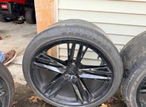 Black 20” Wheels & Tires - Image 3