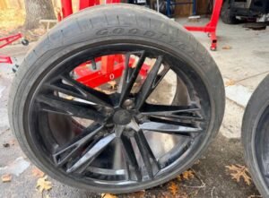 Black 20” Wheels & Tires - Image 2