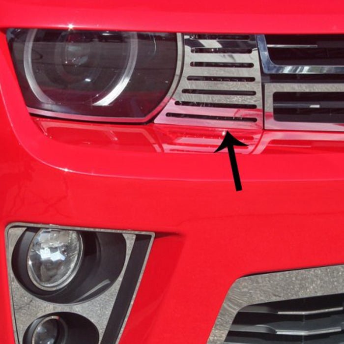 Camaro ZL1 - Turn Signal Cover - Polished Stainless Steel - 2Pc Kit Camaro ZL1 - Turn Signal Cover - Polished Stainless Steel - 2Pc Kit - Image 1