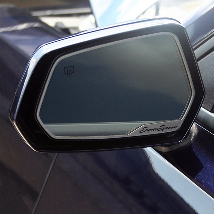 Camaro Side View Mirror Trim "Super Sport" Camaro Side View Mirror Trim "Super Sport" - Image 1