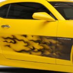 2010-2015 Camaro Gradient Flame Side Sport Fade 2pc.