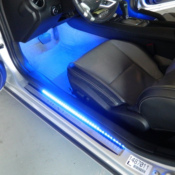 Camaro Door Sill Plates Led Lighting Kit Camaro Door Sill Plates Led Lighting Kit - Image 1