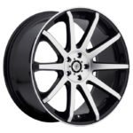 Dropstar 643MB Camaro Wheels - Satin Black w-Machined Lip