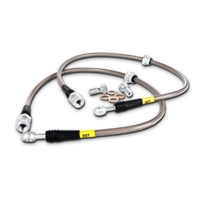 2010-2015 Camaro Stainless Steel Brake Lines Front only - V6 2010-2015 Camaro Stainless Steel Brake Lines Front only - V6 - Image 1
