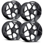 GT Series M228 Camaro Wheels Set - Black