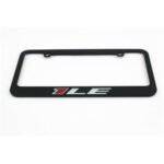 1LE Camaro License Frame - Black - Image 2