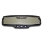 Camaro Rear View Mirror Trim "Camaro" Style Brushed Rectangle