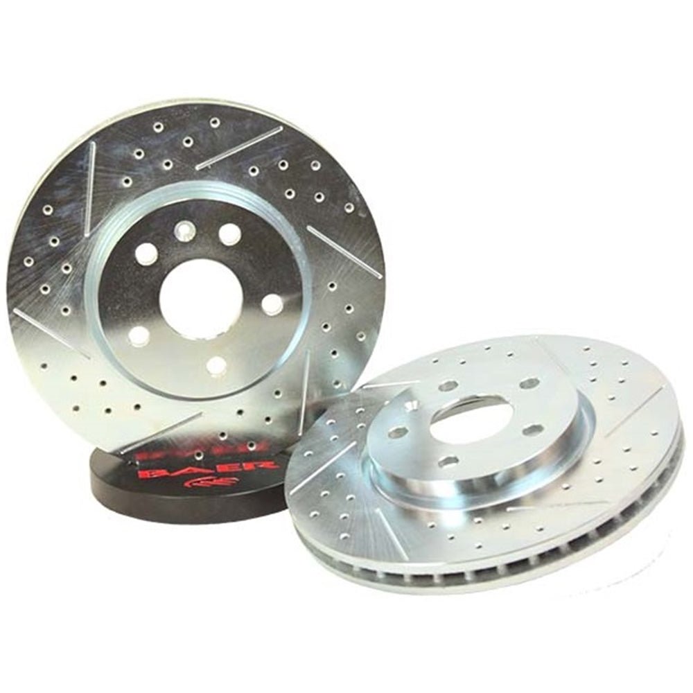 Camaro Front Sport Rotors -Drilled-Slotted Camaro Front Sport Rotors -Drilled-Slotted - Image 1