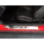 Camaro ZL1 Door Sill Plates - Stainless Steel Executive Style