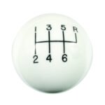 Camaro Classic 6-Speed Knob 16x1.50 Threads - White
