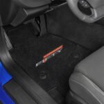 2016+ Camaro Floor Mats 4 Pc. Set (Camaro Fifty Logo)