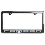 2016-17 Camaro 6th Gen Carbon Fiber Lience Frame w-Camaro & Badge
