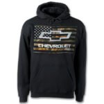 Chevy Bow Tie Camo Hooded Sweat Shirt
