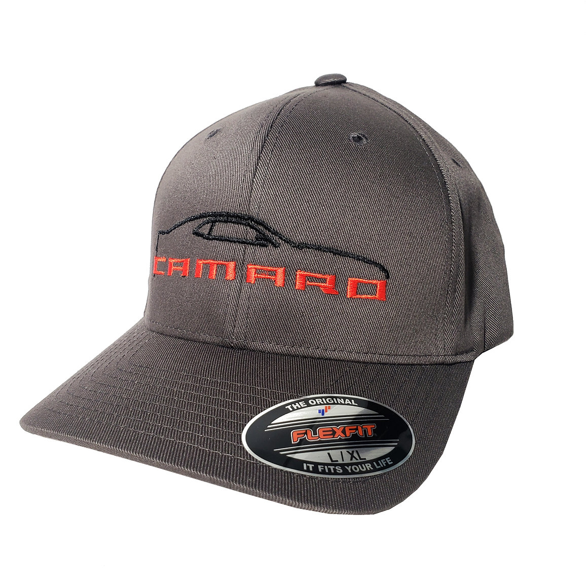 Camaro 5th Gen Silhouette Flex Fit Hat : Black Camaro 5th Gen Silhouette Flex Fit Hat : Black - Image 1