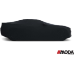 Camaro 6th Gen Moda Stretch Satin Car Cover - Indoor: Black - Image 4
