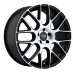 Niche Circuit Camaro Wheels  - Black w-Machined Face- 20x8.5-20x10.5