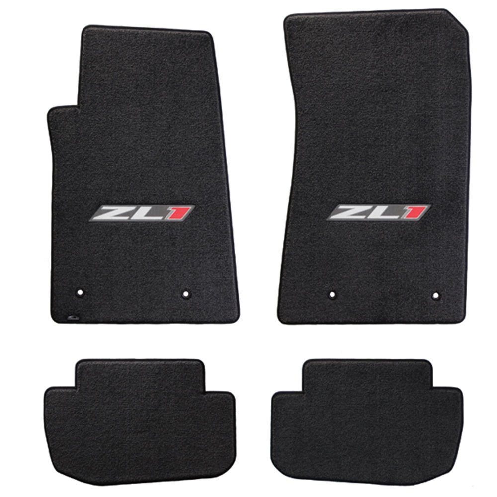 Camaro Floor Mats 4 Pc. Set - ZL1 Logo Camaro Floor Mats 4 Pc. Set - ZL1 Logo - Image 1