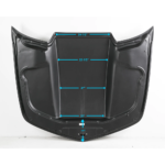 2010-2015 Camaro Type-COPO Fiberglass Cowl Hood - Image 4