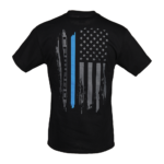 Camaro Police Service Flag T-shirt : Black