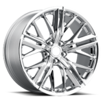 ZL1 Camaro Multi Spoke Reproduction Wheel Set - Chrome - Image 2