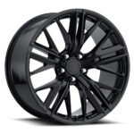 ZL1 Camaro Multi Spoke Reproduction Wheel Set - Gloss Black - Image 2