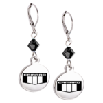 Camaro Emblem Crystal Leverback Earlings - Image 2