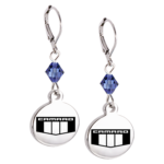 Camaro Emblem Crystal Leverback Earlings - Image 4