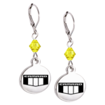 Camaro Emblem Crystal Leverback Earlings - Image 3