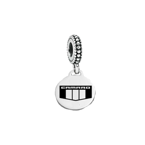 Camaro Pandora Style Tire-Looking Base Dangle Charm Camaro Pandora Style Tire-Looking Base Dangle Charm - Image 1