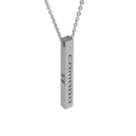 Camaro Bar Neckalce : Silver