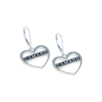 Camaro Heart Earrings : Sterling Silver