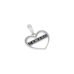 Camaro Heart Pendant : Sterling Silver