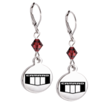 Camaro Emblem Crystal Leverback Earlings - Image 6