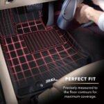 Camaro 3D MAXpider Kagu Floor Mats - Front & Rear Set : Black 2016-2023 - Image 5
