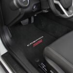 2016-2024 Camaro 2PC Lloyds Mats Velourtex Camaro : Ebony SS Red Double Logo - Image 2
